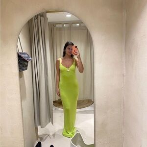 Baobab Collection Neon Green Maxi Dress